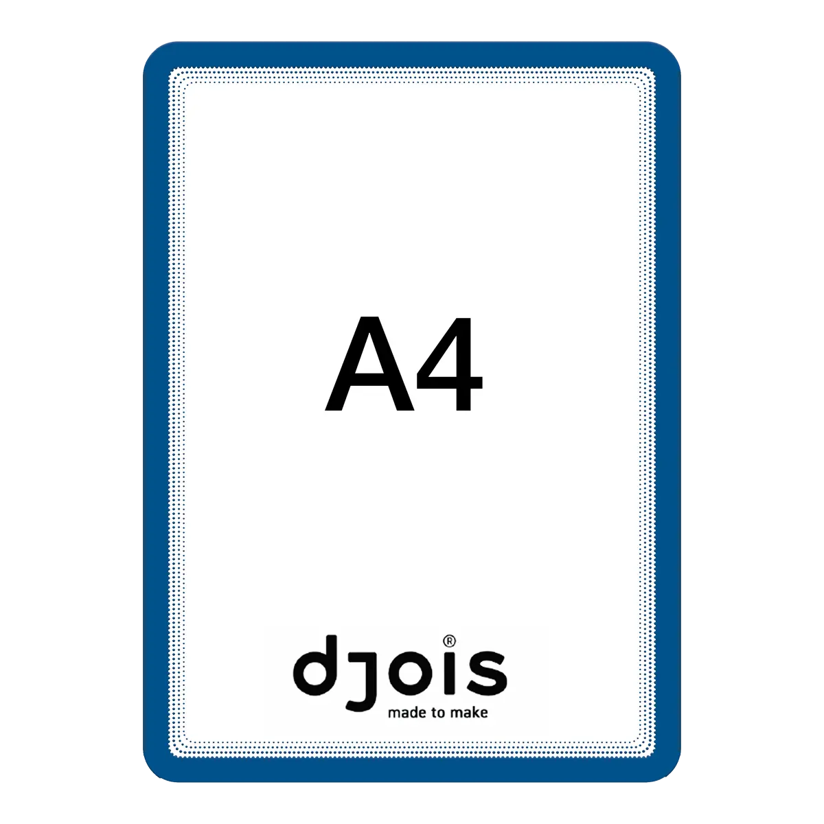djois magnetický rámeček - Magneto, A4, modrý, 2 ks