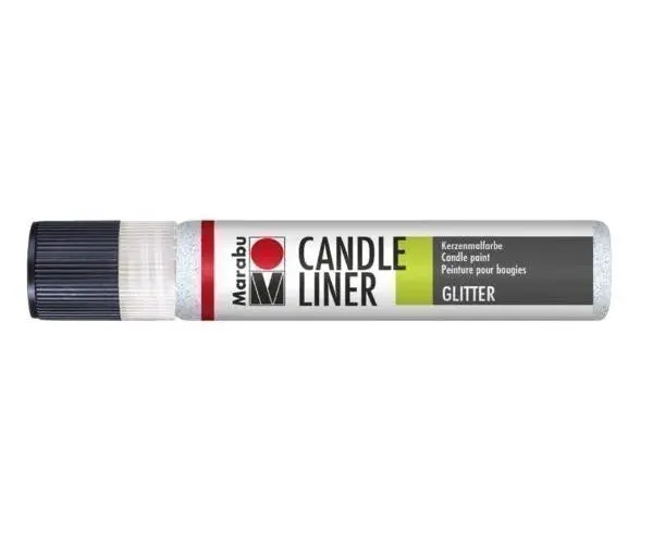 Marabu Candle Liner na svíčky - glitrový opálový 25 ml