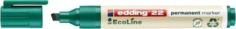 Permanentní popisovač EDDING 22, zelený