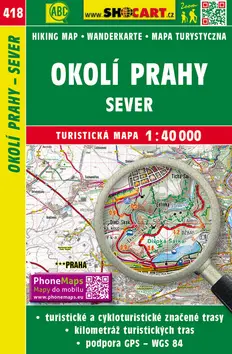 SC 418 Okolí Prahy sever 1:40 000
