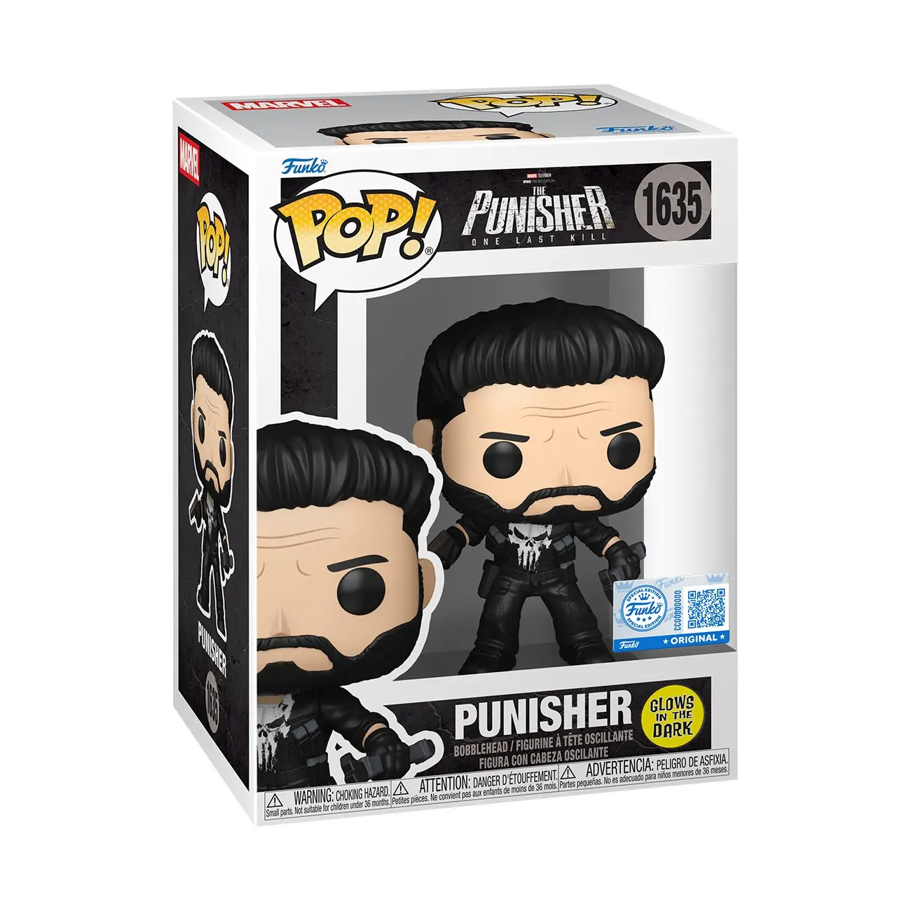 Funko POP: The Punisher One Last Kill - Punisher (Glows in the Dark) #1635