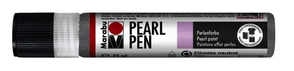 Marabu Pearl Pen Tekuté perly třpytivé - stříbrná 25 ml