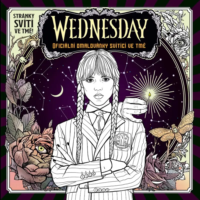 Wednesday: Oficiální omalovánky svítící ve tmě  - kolektiv autorů
