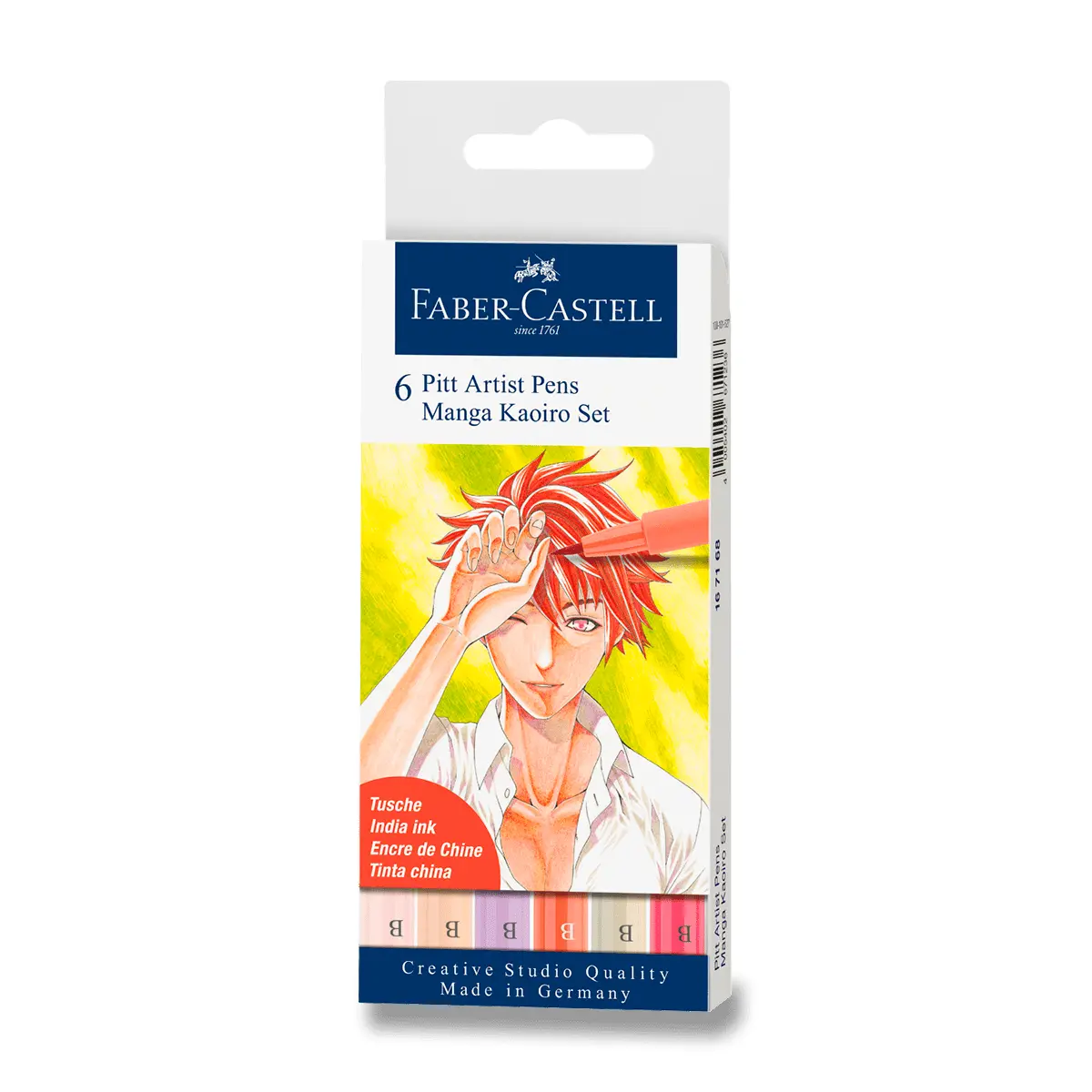 Popisovač Faber-Castell Pitt Artist Pen Manga Kaoiro 2, 6ks