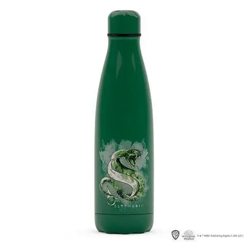 Harry Potter Nerezová láhev na pití 500 ml na teplé a studené nápoje - Zmijozel