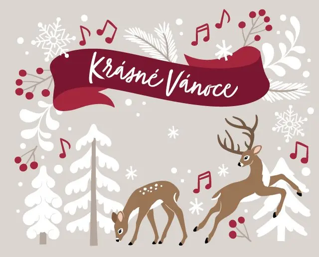 Hrací krabička - Krásné Vánoce - Albi