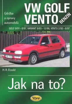 VW Golf benzin 9/91 - 8/97, Variant 9/93 - 12/98, Vento 2/92 - 8/97 - kniha z kategorie Prírodné vedy a technika
