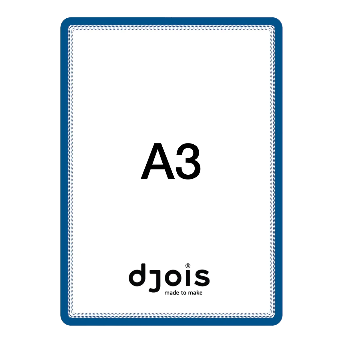 djois samolepicí rámeček - Magneto, A3, modrý, 2 ks