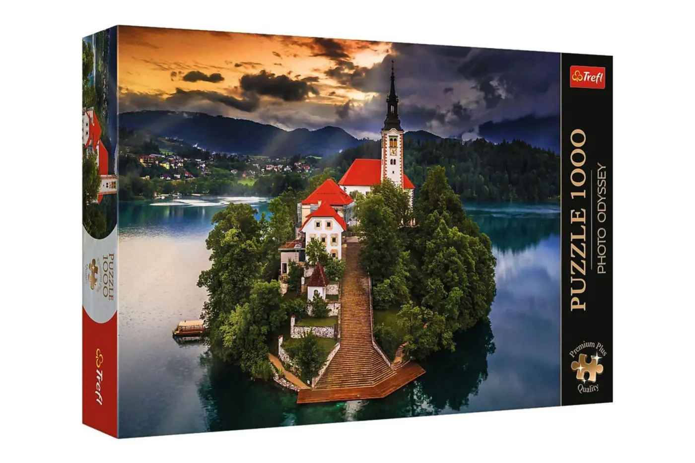 Puzzle - Photo Odyssey: Jezero Bled, Slovinsko 1000 dílků