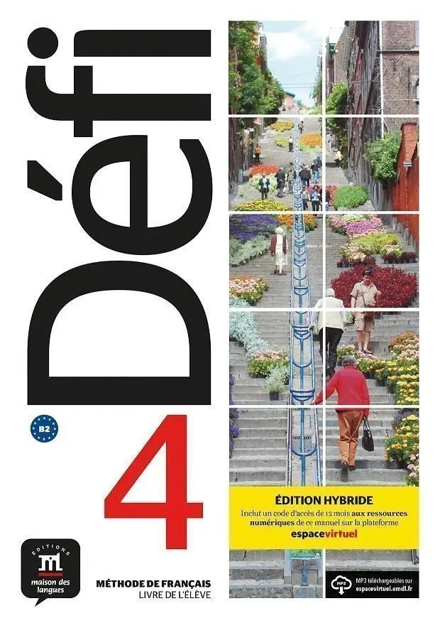 Défi 4 (B2) - Édition hybride Livre de l´éleve + Espacevirtuel (12 mois)
