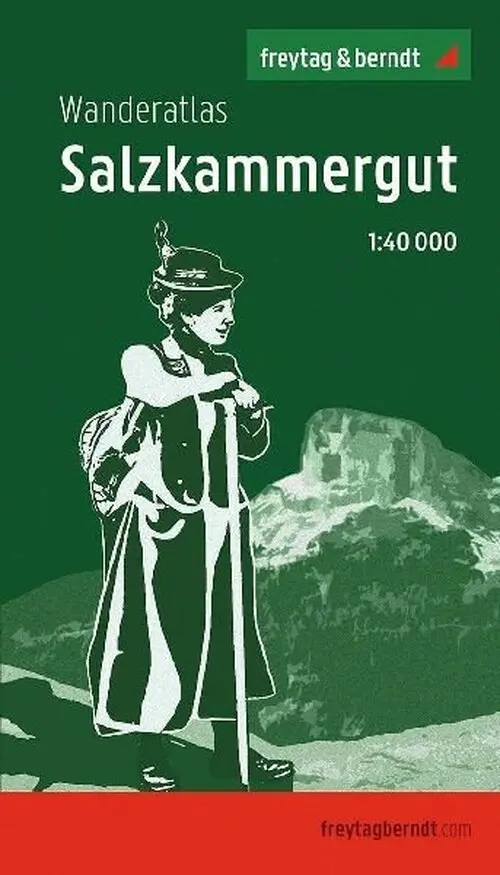 Turistický ᴀtlas Solná komora 1:40 000 / Salzkammergut, Wanderatlas 1:40.000