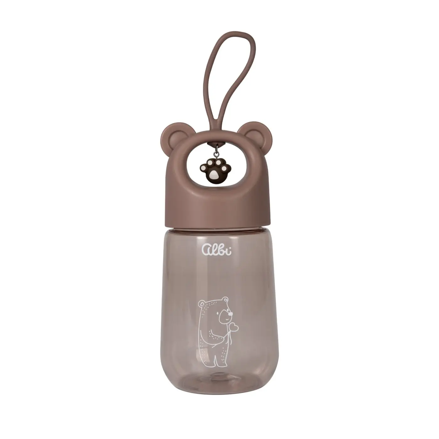 Tritanová láhev s ozdobou - Medvěd 480 ml - Albi