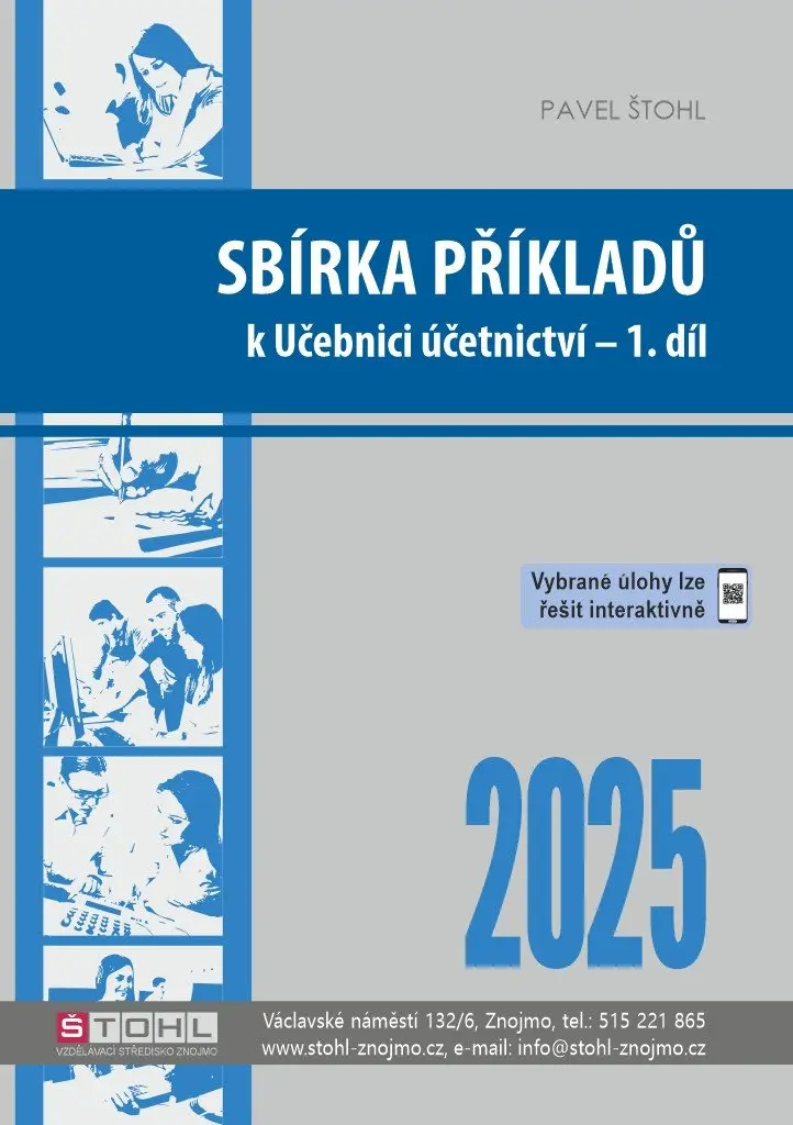 Sbírka příkladů k učebnici účetnictví I. díl 2025