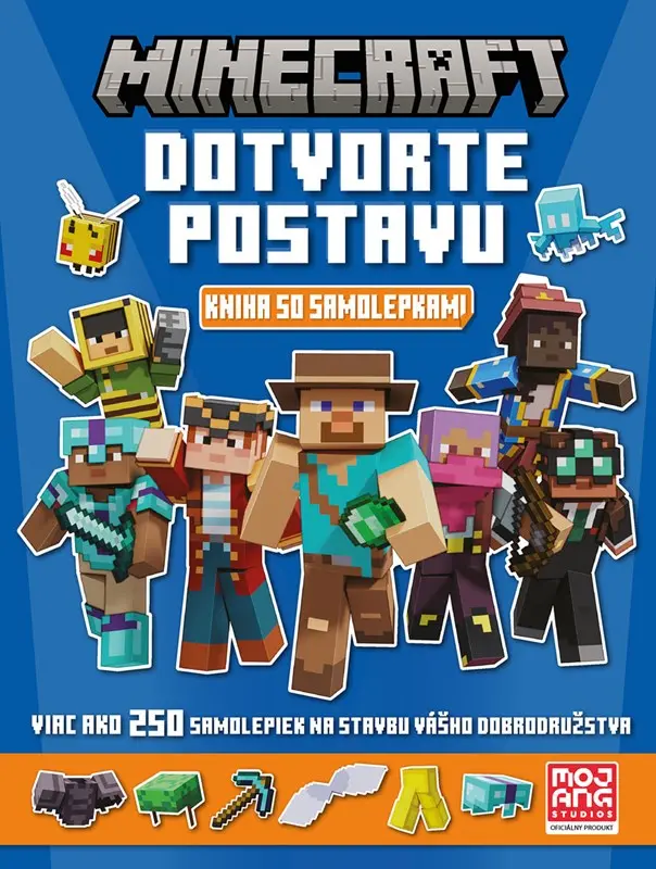 Minecraft - Dotvorte postavu - Kniha so samolepkami - kolektiv autorů