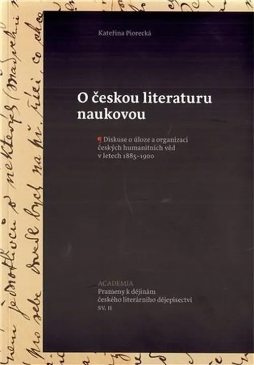 O českou literaturu naukovou - Kateřina Piorecká