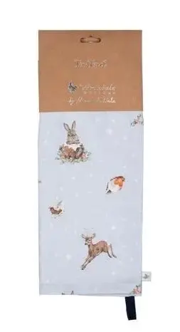 Wrendale Designs Utěrka Wrendale Designs "Winter Woodland" - Vánoční les