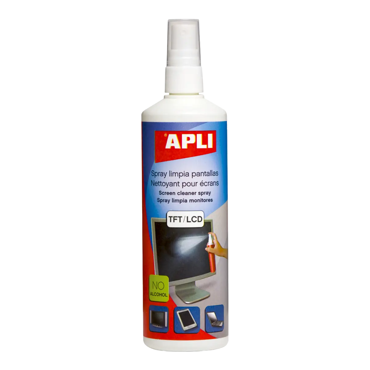 APLI čisticí sprej na monitory TFT/LCD, 250 ml