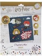 Crystal Art pohlednice - Harry Potter Flying High, 18x18cm - Craft Buddy