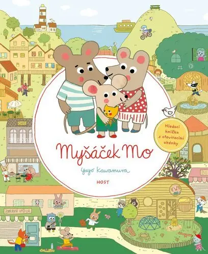 Myšáček Mo - Hledací knížka s otevíracími okénky - Yayo Kawamura