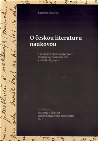 O českou literaturu naukovou - Kateřina Piorecká