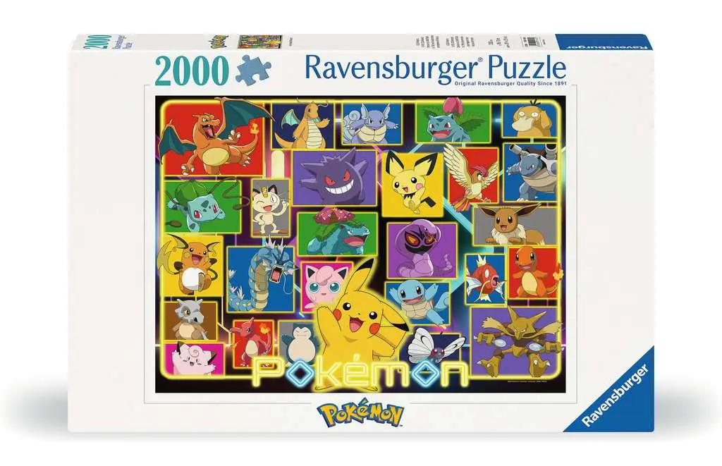 Puzzle Pokémon: Chyťte je všechny! 2000 dílků