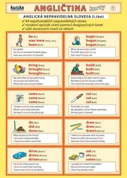 Angličtina karty 1 - nepravidelná slovesa - kolektiv autorů