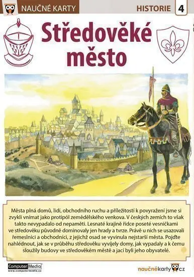 Středověké město - Naučná karta - Kateřina Hrbková
