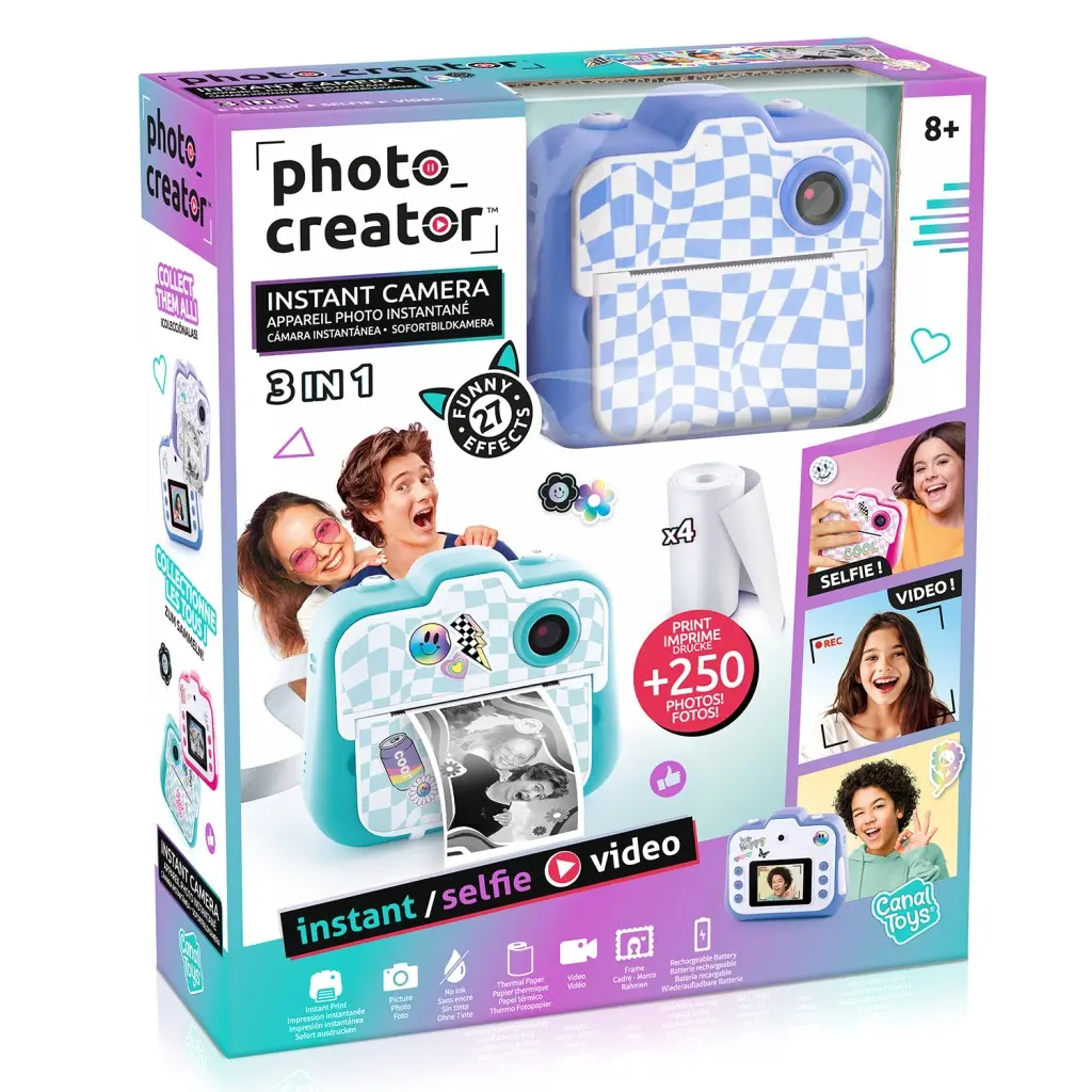 Creator Instantní Fotoaparát Modrý - EPEE