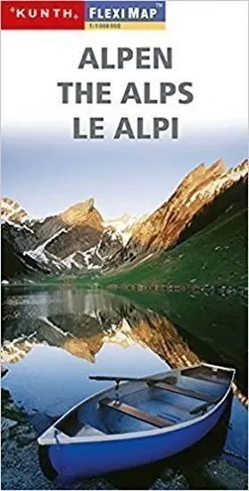 Alpy - mapa Kunth-flexi - 1:1 000 000
