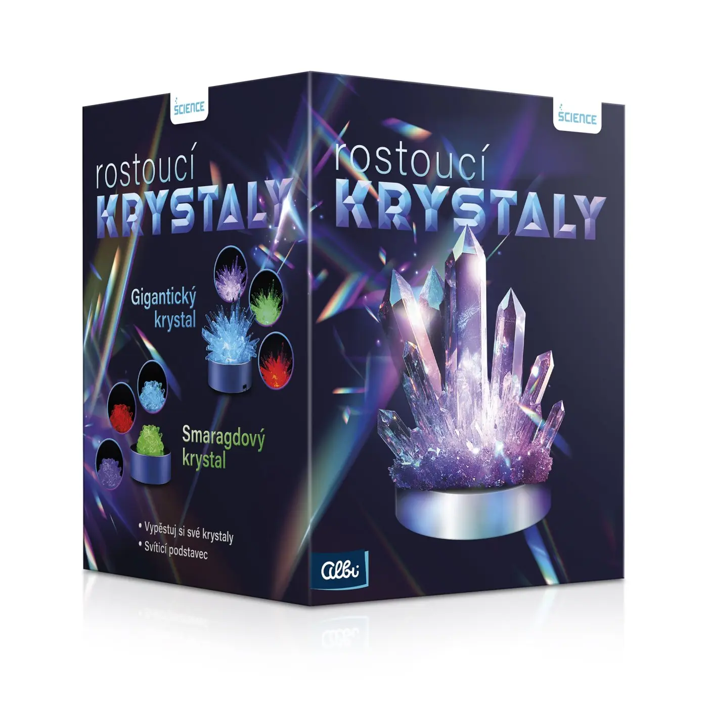 Rostoucí krystaly