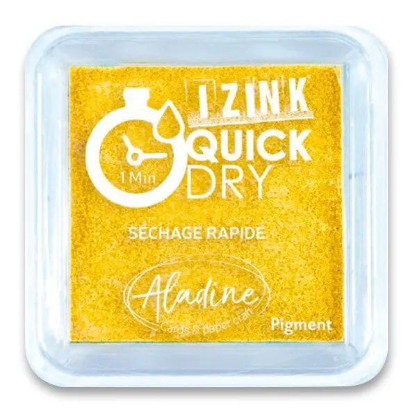 Razítkovací polštářek Izink Quick Dry, rychle schnoucí - žlutá