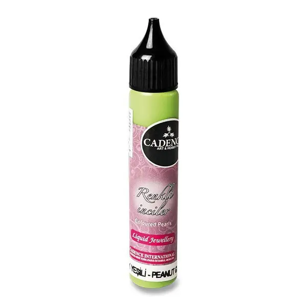 Tekuté perly Cadence - pistáciová zelená / 25 ml