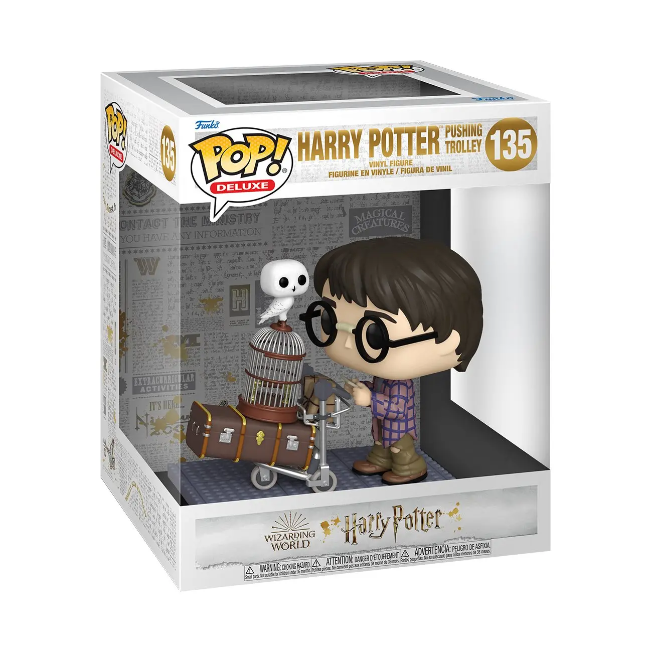 Funko POP Deluxe: Harry Potter - Harry Potter Pushing Trolley #135