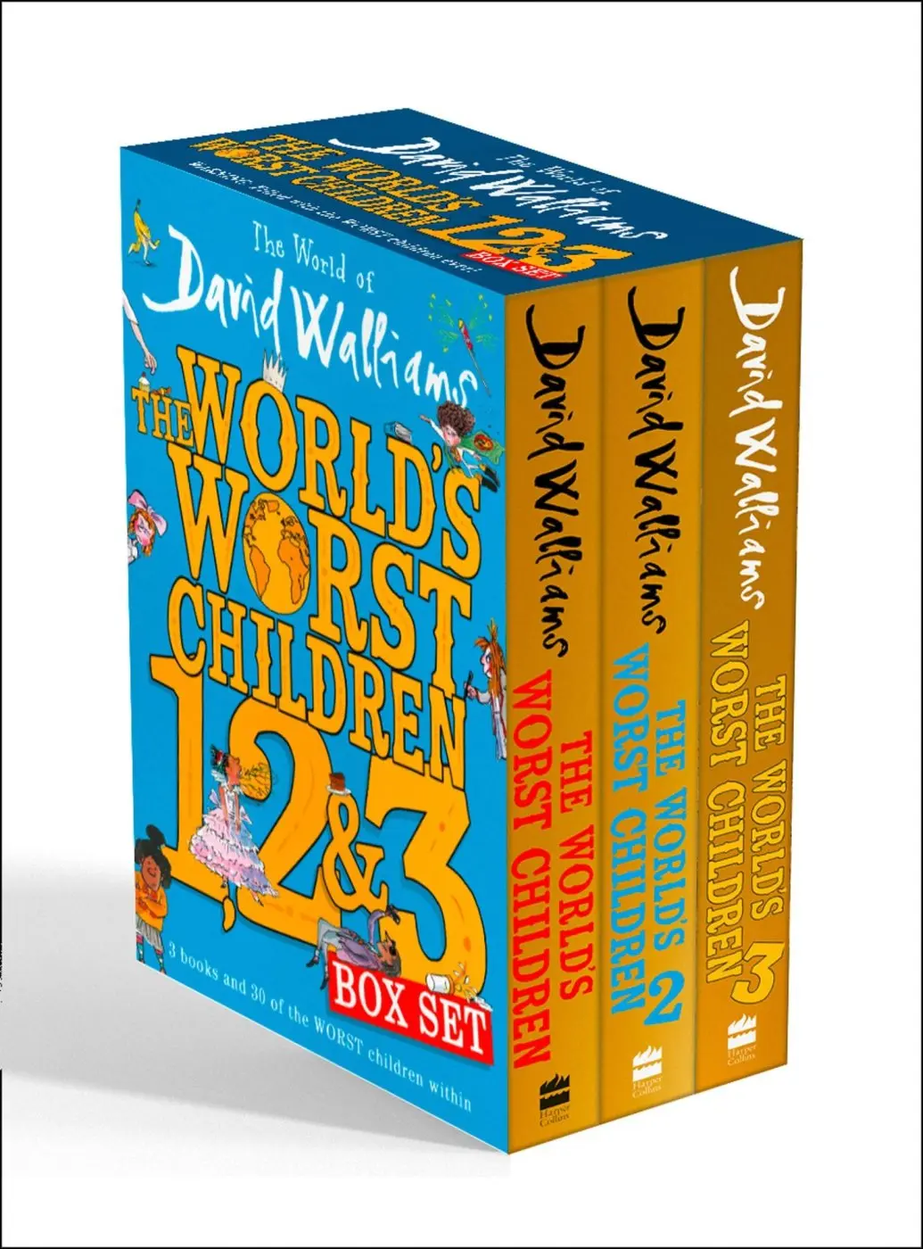 The World of David Walliams: The World's Worst Children 1, 2 & 3 Box Set - David Walliams