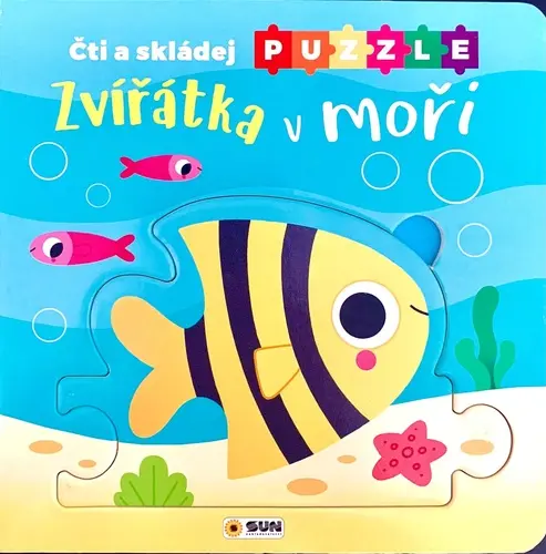 SUN Čti a skládej puzzle: Zvířátka v moři