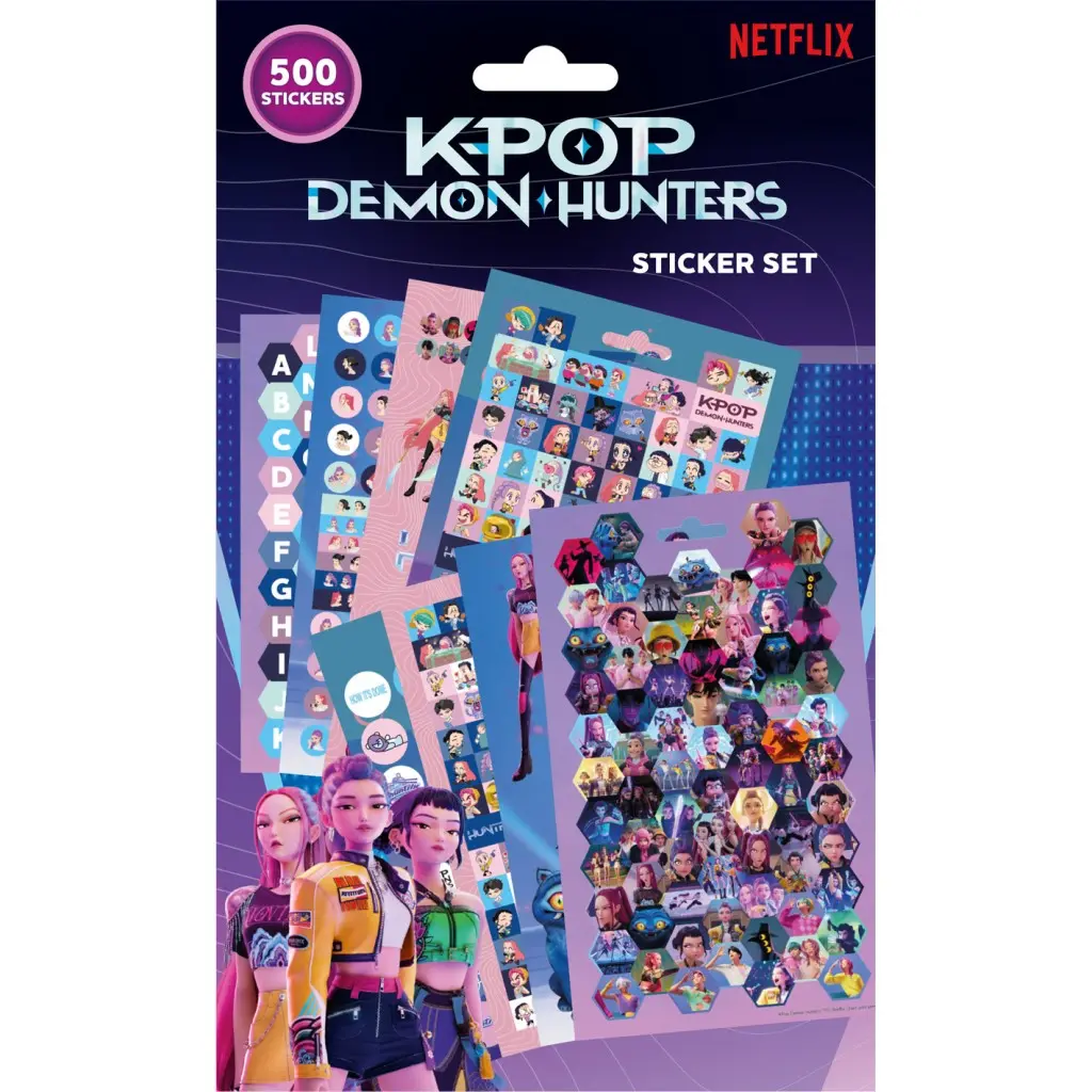 K-pop Demon Hunters samolepky 500 ks
