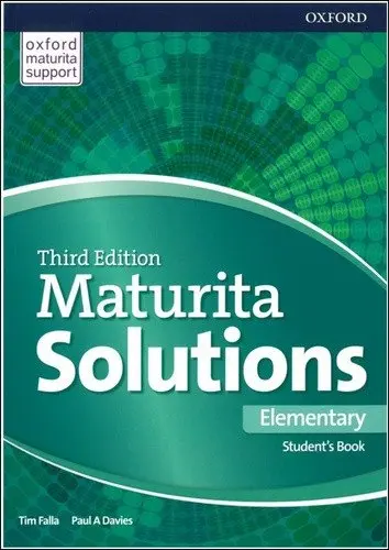 Maturita Solutions Elementary Student´s Book 3rd (CZEch Edition) - Tim Falla