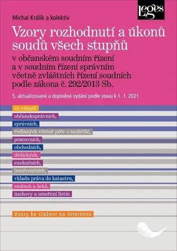 Vzory rozhodnutí a úkonů soudů všech stupňů - Michal Králík
