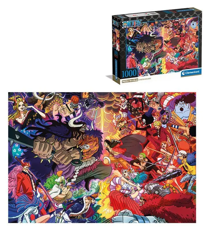 Clementoni - Puzzle 1000 One Piece - Compact