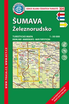 Šumava, Železnorudsko /KČT 64 1:50T Turistická mapa