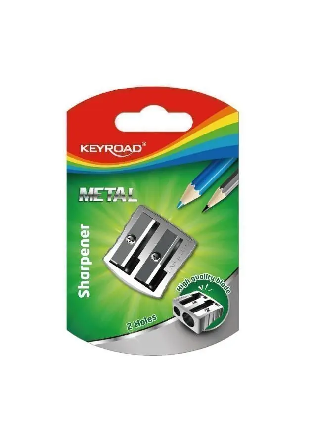 Keyroad Ořezávátko Metal duo - stříbrné