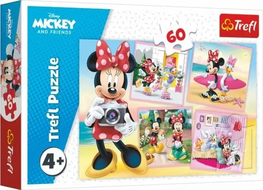 Půvabná Minnie - puzzle z kategorie 15 – 60 dielikov