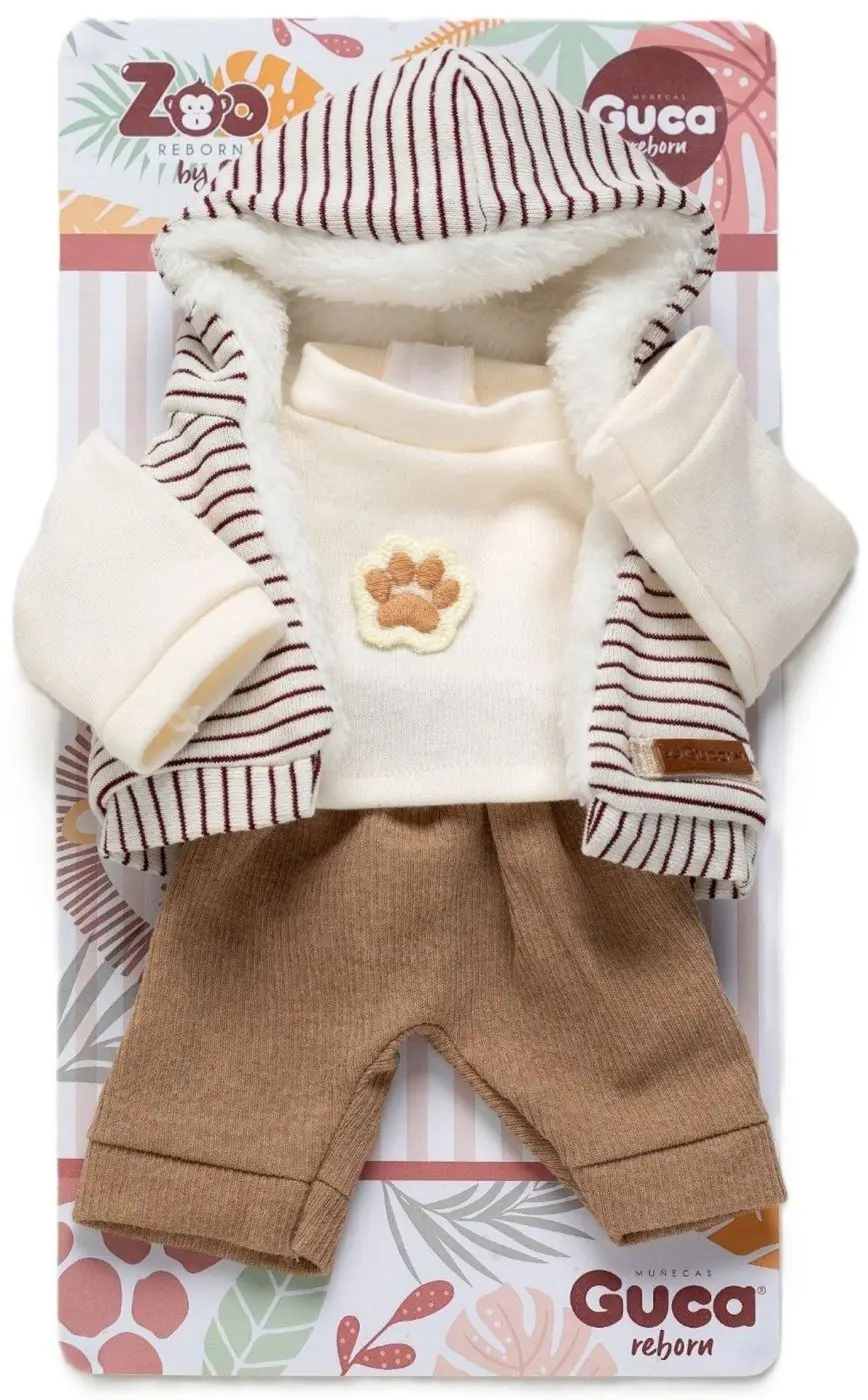 Guca OP987 obleček pro opičku miminko REBORN velikosti 32 cm