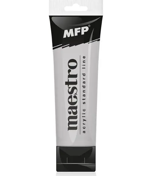 Akrylová barva MFP Maestro 75ml - metallic silver