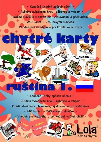 Chytré karty - Ruština slovíčka 1 - Alexandra Pomazalová