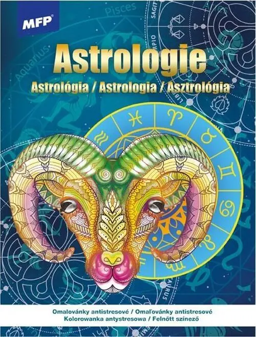 Antistresové omalovánky 210x290mm/32 stran - Astrologie