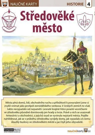 Středověké město - Naučná karta - Kateřina Hrbková