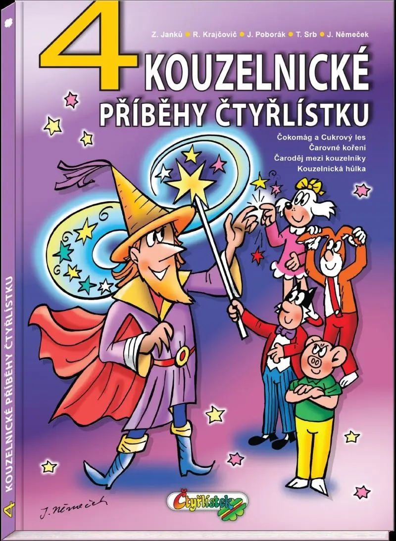 4 kouzelnické příběhy Čtyřlístku - Jaroslav Němeček