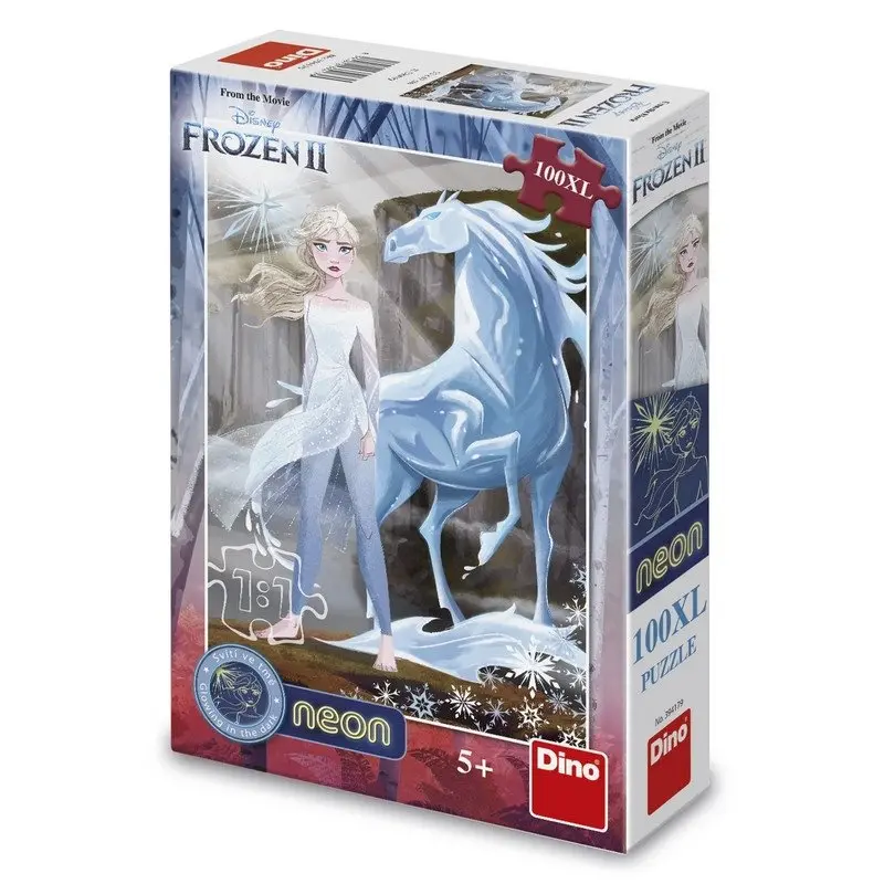 Frozen II 100XL neon - puzzle z kategorie Disney