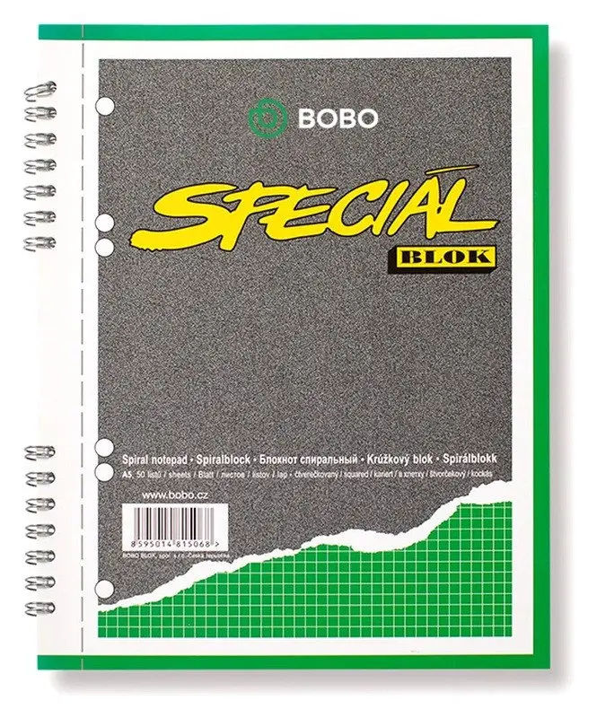 Speciál blok A5, čtvereček, 50 listů